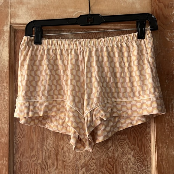 Eberjey Gisele Printed Tencel Short PJs Set in Retro Geo Oat - S - Picture 8 of 11